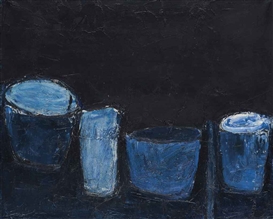 BLUE STILL LIFE by William Scott